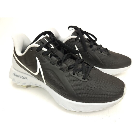 Nike React Infinity Pro Golf Shoe for Men, Size 6 US - White/Black main image 8